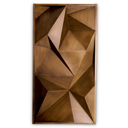 Brushed Brass Wall Object Bravura