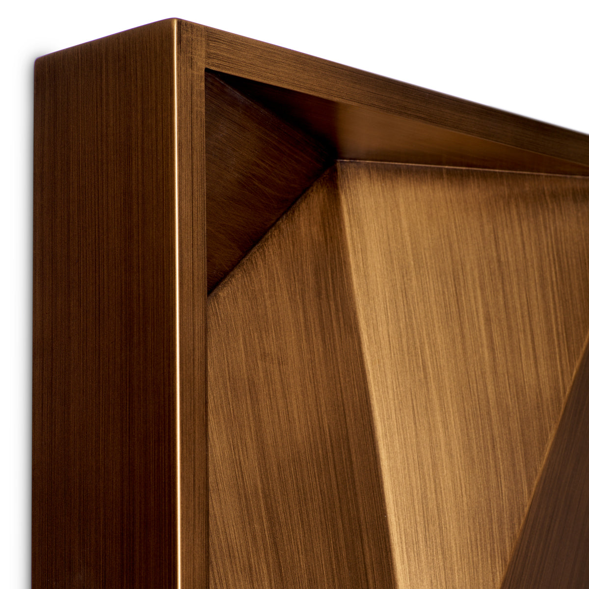 Brushed Brass Wall Object Bravura