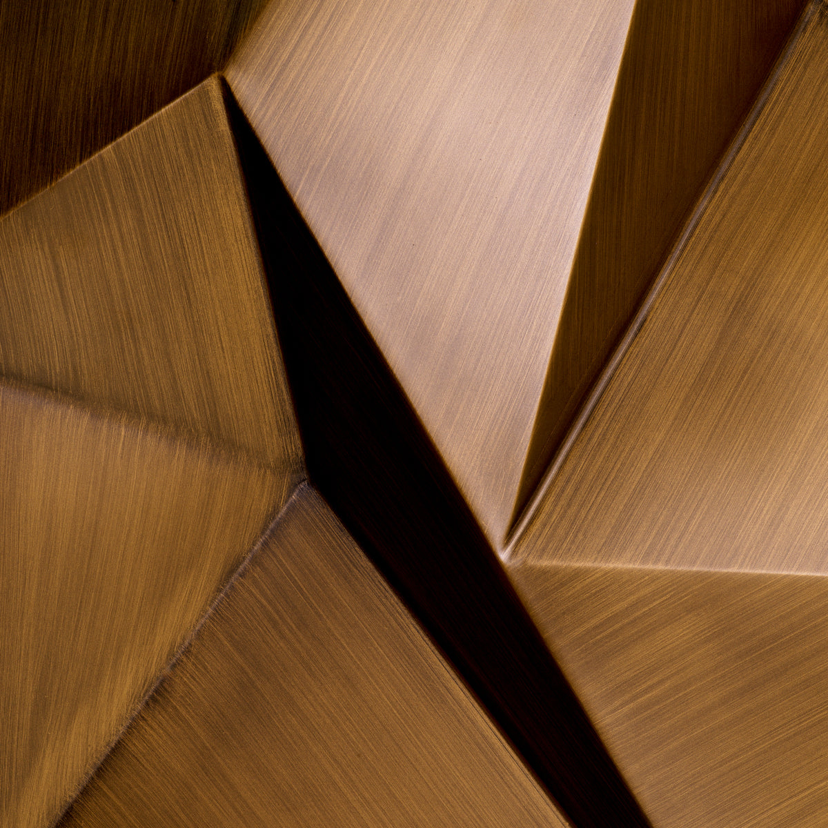 Brushed Brass Wall Object Bravura