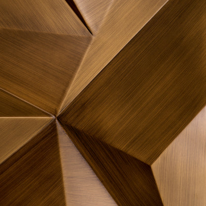 Brushed Brass Wall Object Bravura