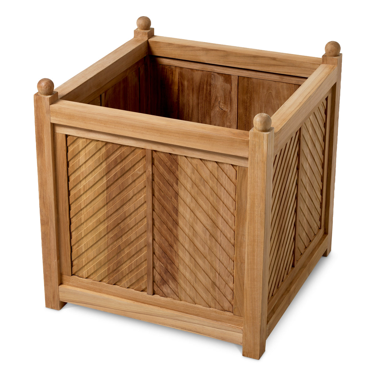 Natural Teak Outdoor Planter Stanmore