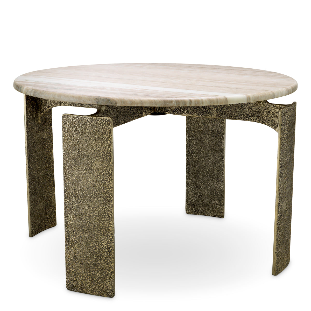 Marble Brass Dining Table Bodega | Cabothousefurniture.com