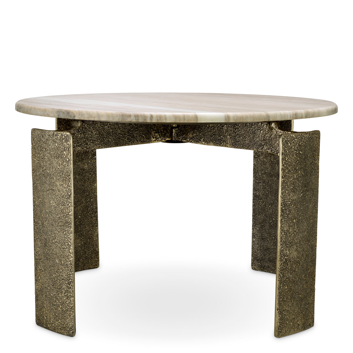Marble Brass Dining Table Bodega | Cabothousefurniture.com