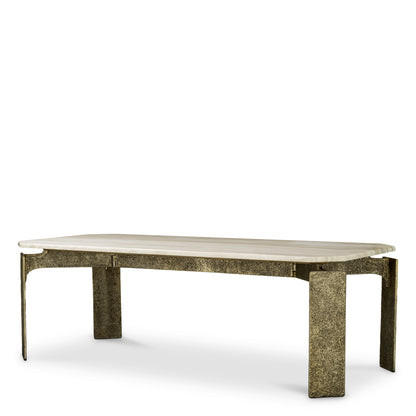 Marble Brass Dining Table Bodega