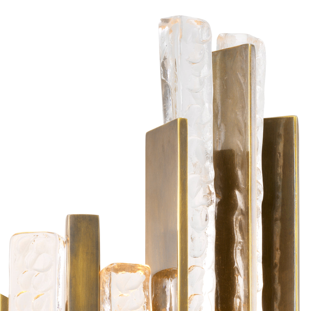 Glass Panel Wall Lamp Leonora | Cabothousefurniture.com