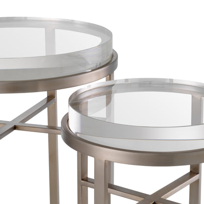 Round Side Tables (2) Hoxton | Cabothousefurniture.com