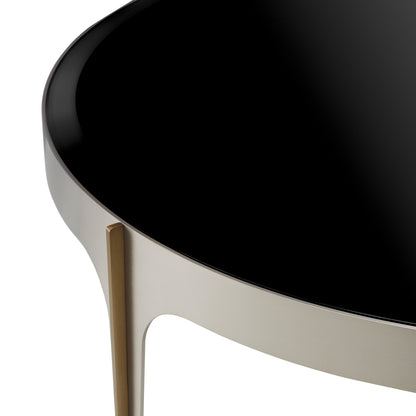 Black Glass Coffee Table S Artemisa | Cabothousefurniture.com