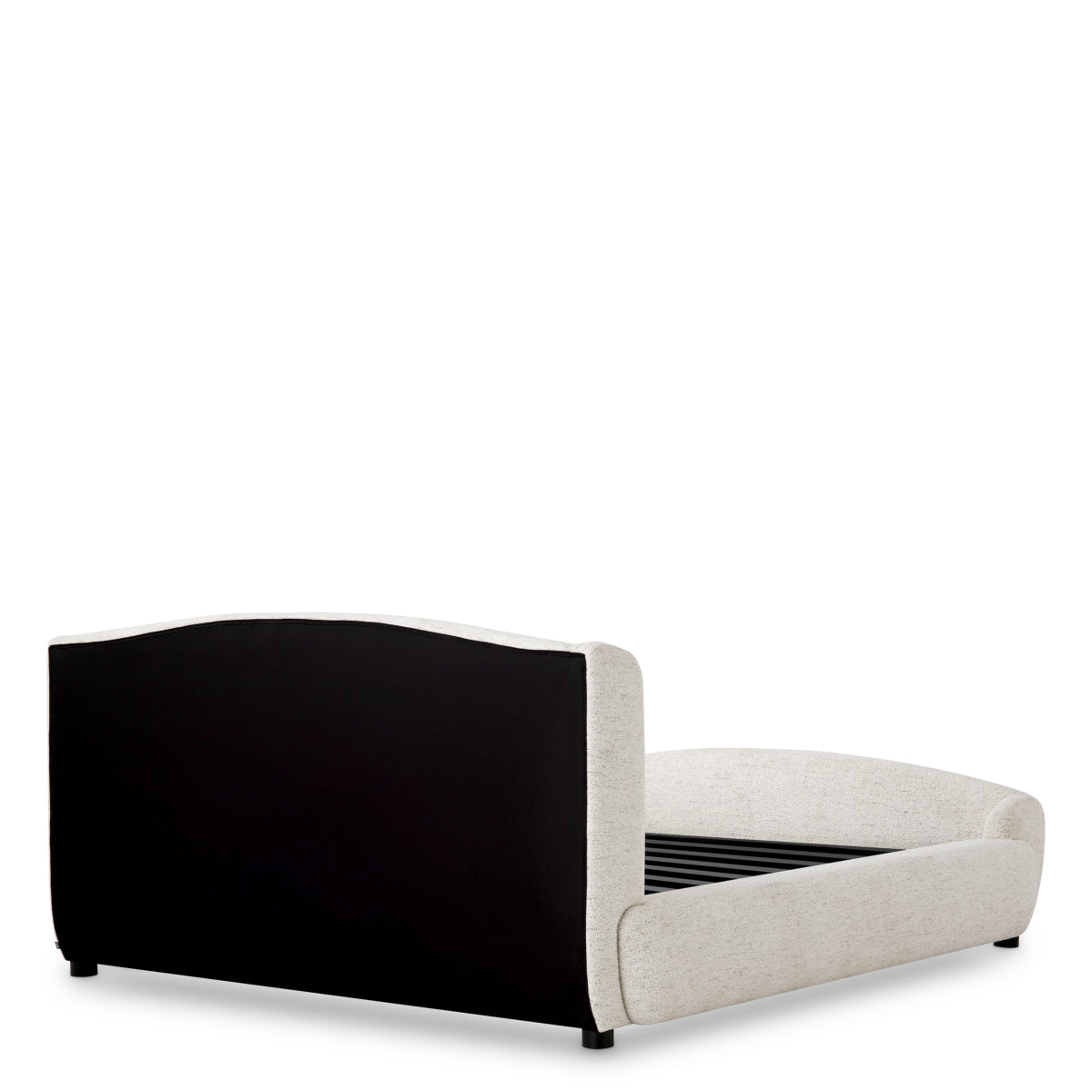 Off-White Upholstered Bed Frame Mellory | Cabothousefurniture.com
