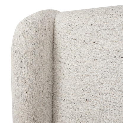 Off-White Upholstered Bed Frame Mellory | Cabothousefurniture.com