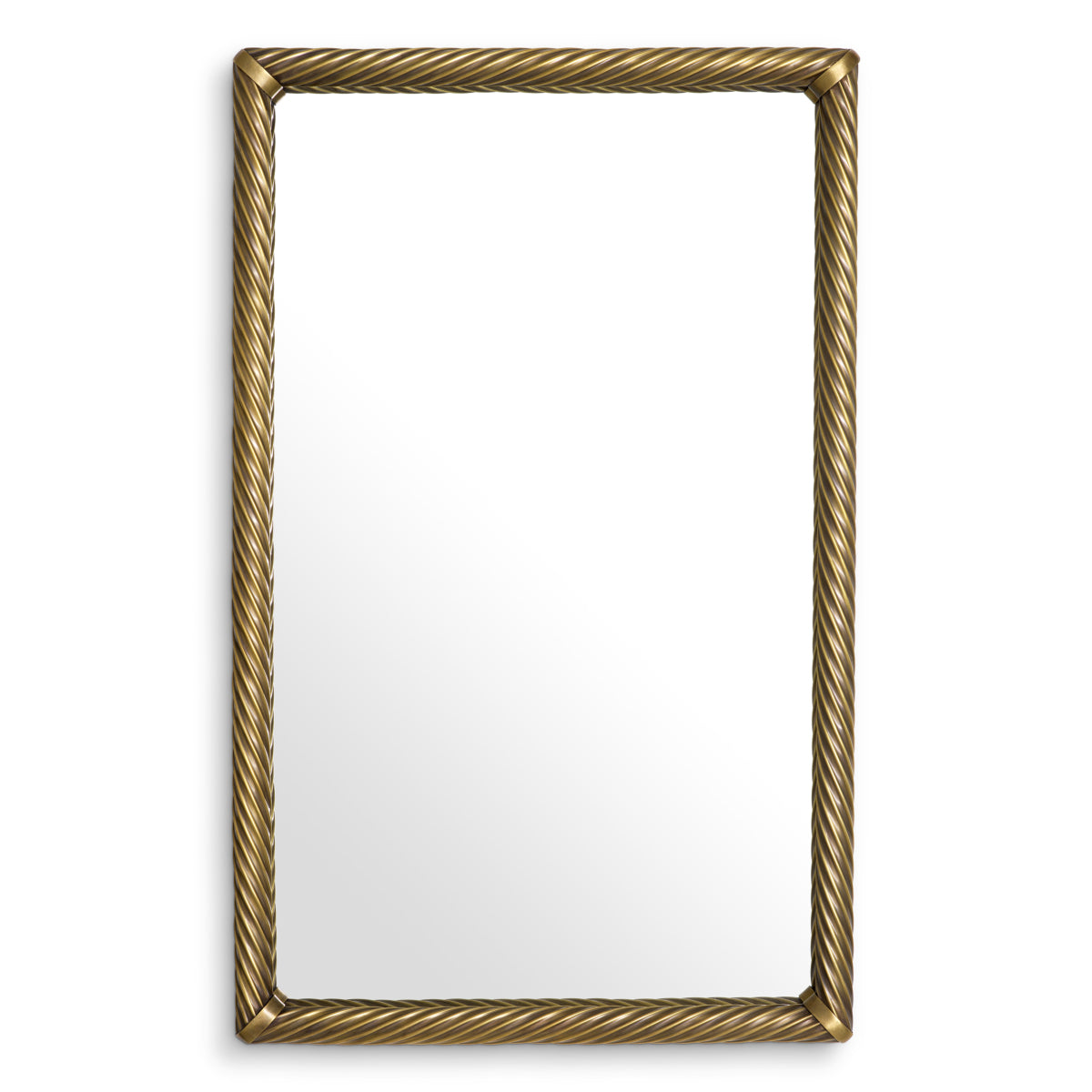 Vintage Brass Mirror Salvi | Cabothousefurniture.com