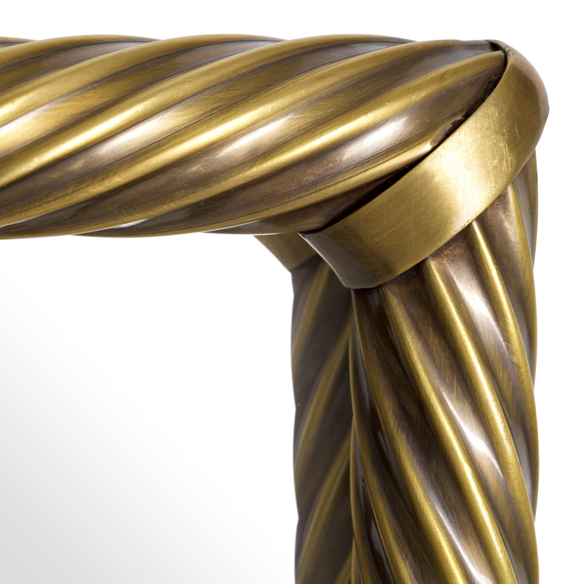 Vintage Brass Mirror Salvi | Cabothousefurniture.com