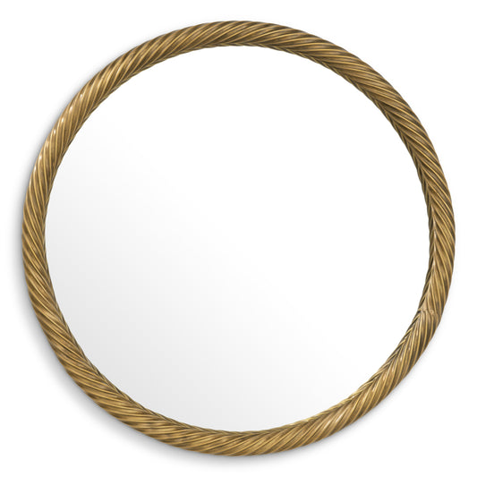 Vintage Brass Mirror Salvi | Cabothousefurniture.com