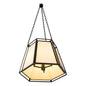 Off-White Fabric Pendant Lamp Moreno | Cabothousefurniture.com