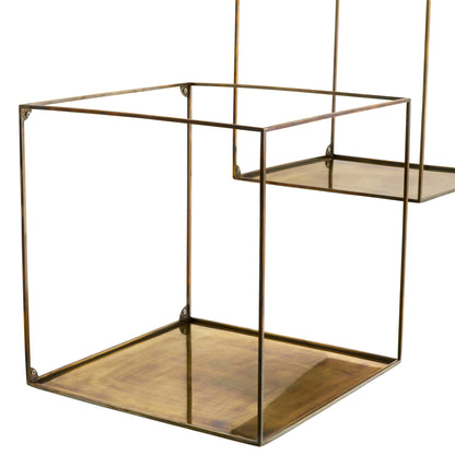 Vintage Brass Wall Racks (2) Deco | Cabothousefurniture.com