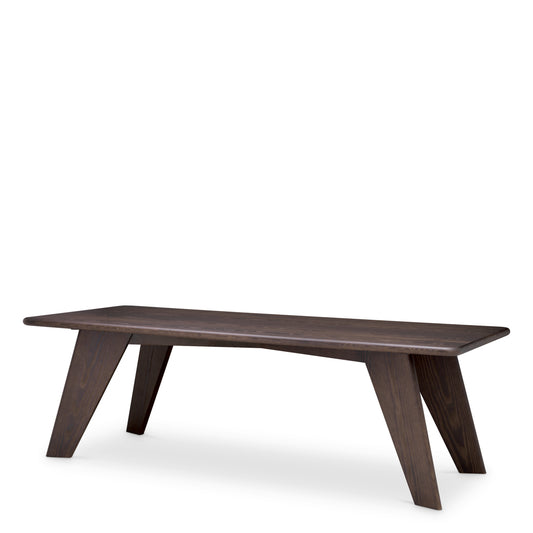 Dark Ask Dining Table Langford | Cabothousefurniture.com