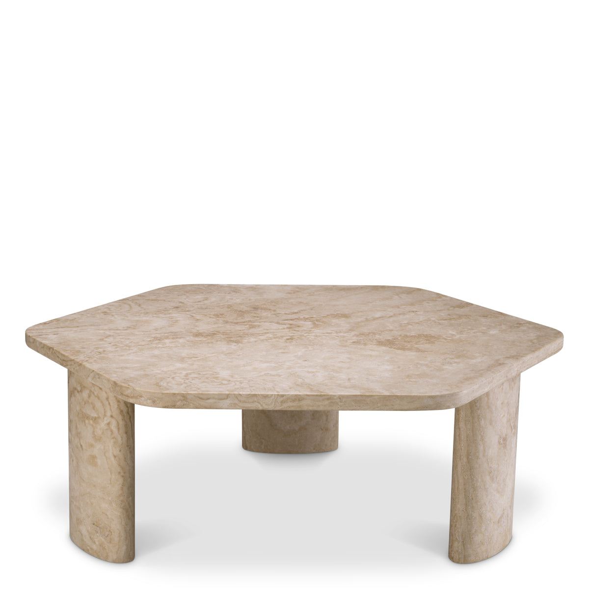 Travertine Coffee Table Zenitho | Cabothousefurniture.com
