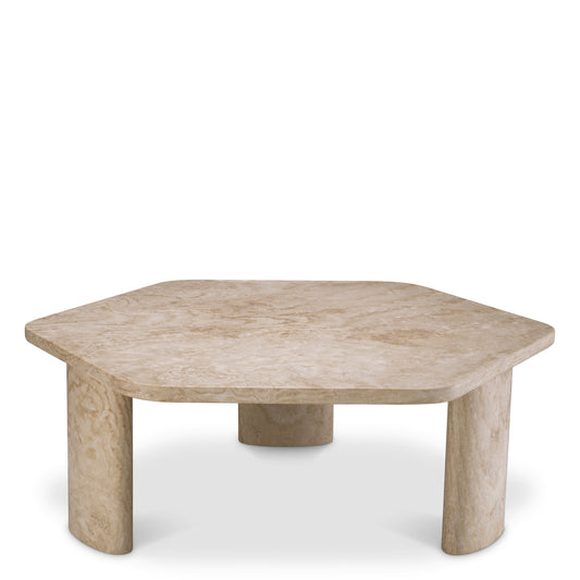 Travertine Coffee Table Zenitho | Cabothousefurniture.com