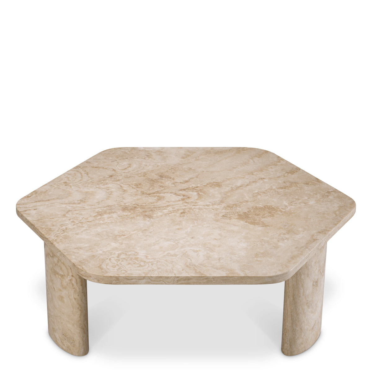 Travertine Coffee Table Zenitho | Cabothousefurniture.com