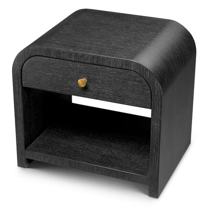Oak Veneer Nightstand Rhodes