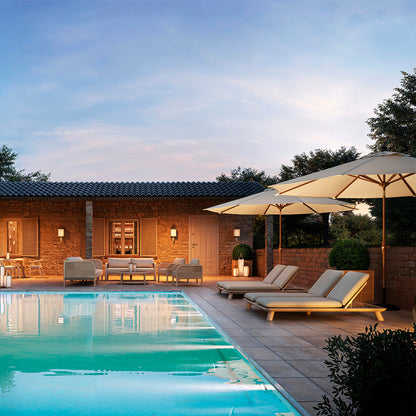 Teak Outdoor Daybed Weston | Cabothousefurniture.com