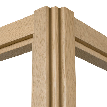 Oak Canopy King Bed Tribeca | Cabothousefurniture.com