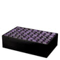 Black Faux Amethyst Box Lucida | Cabothousefurniture.com