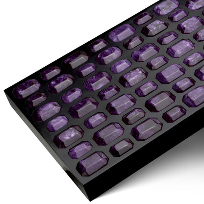 Black Faux Amethyst Box Lucida | Cabothousefurniture.com