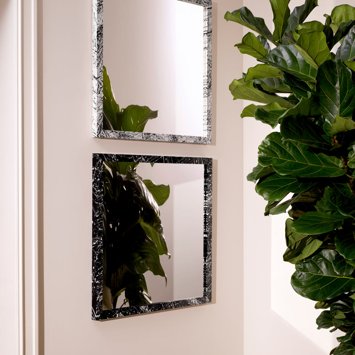 Graphic Print Mirror Reflection of Eccentricity | Cabothousefurniture.com