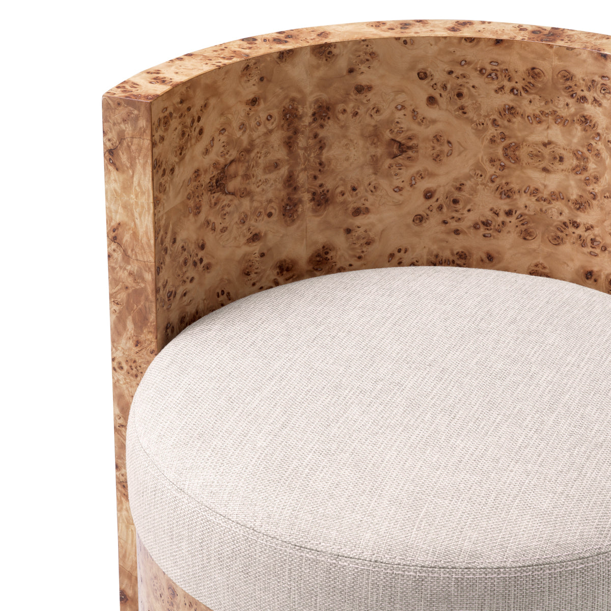 Light Brown Burl Chair Arcadia | Cabothousefurniture.com