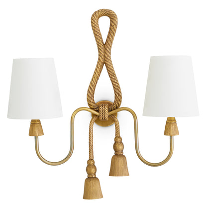 Double Shade Wall Lamp Tropez | Cabothousefurniture.com