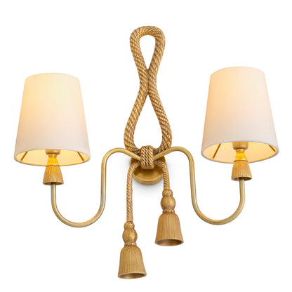 Double Shade Wall Lamp Tropez | Cabothousefurniture.com