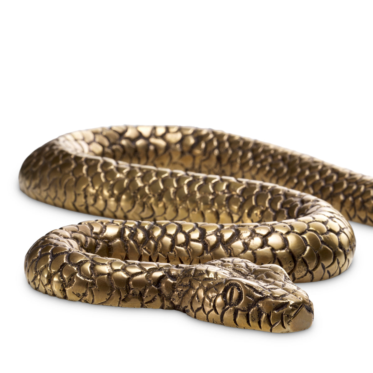 Brass Decorative Object Serpent | Cabothousefurniture.com