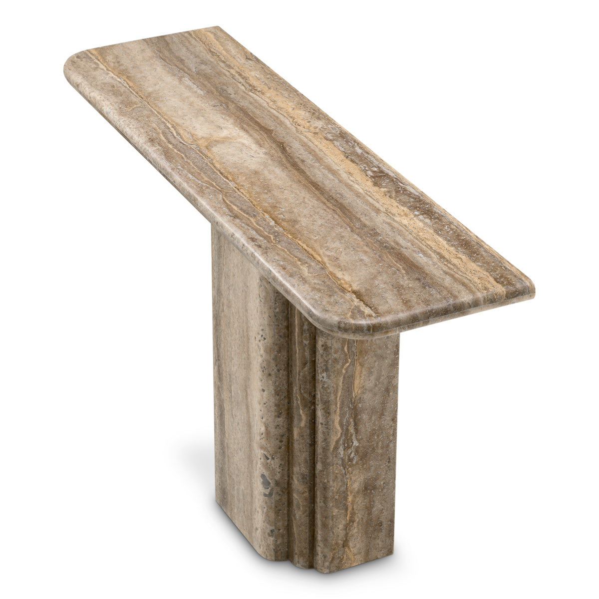 Travertine Console Table Norrington | Cabothousefurniture.com