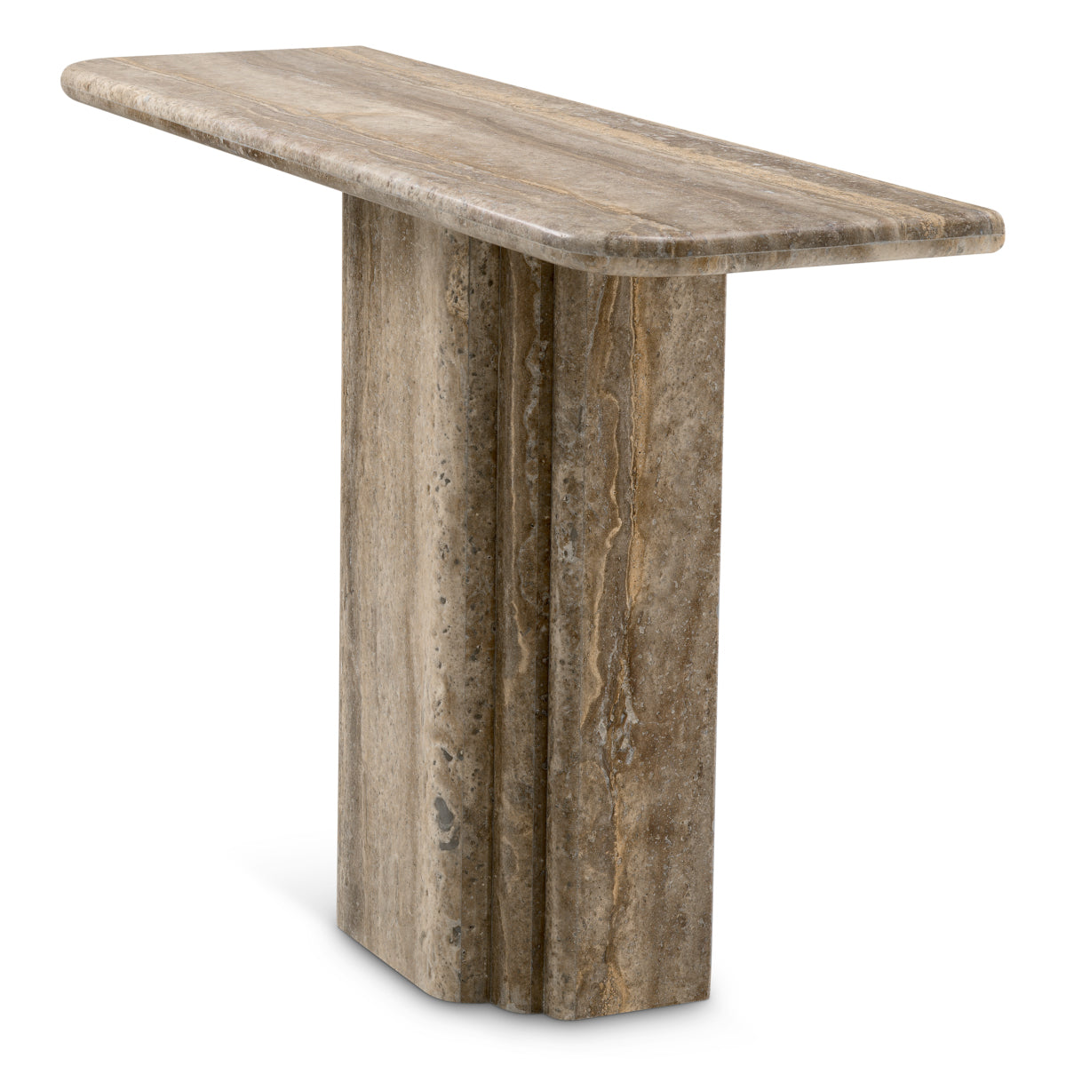 Travertine Console Table Norrington | Cabothousefurniture.com