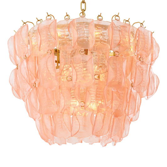 Tiered Glass Chandelier Solange | Cabothousefurniture.com