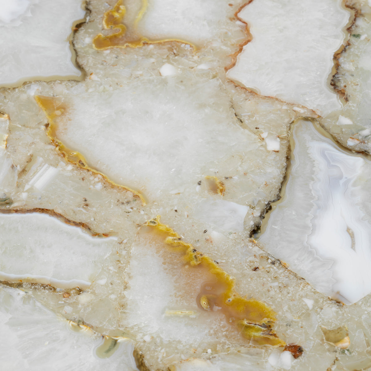 Agate Stone Round Tray Sonora