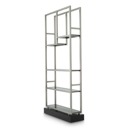 Brass Frame Glass Cabinet Corrado I | Cabothousefurniture.com