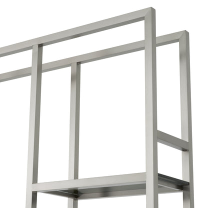 Brass Frame Glass Cabinet Corrado I | Cabothousefurniture.com