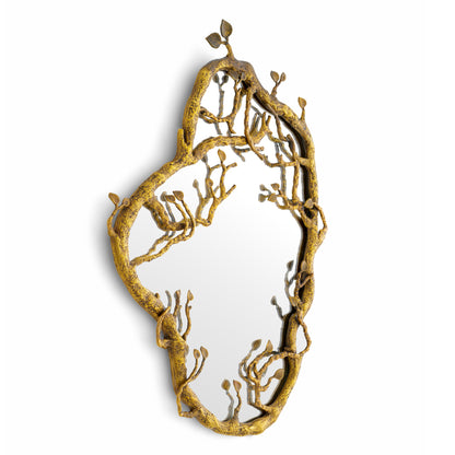 Brass Framed Wall Mirror Fiora | Cabothousefurniture.com