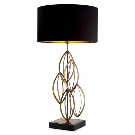 Bronze Leaf Table Lamp Bellamont | Cabothousefurniture.com