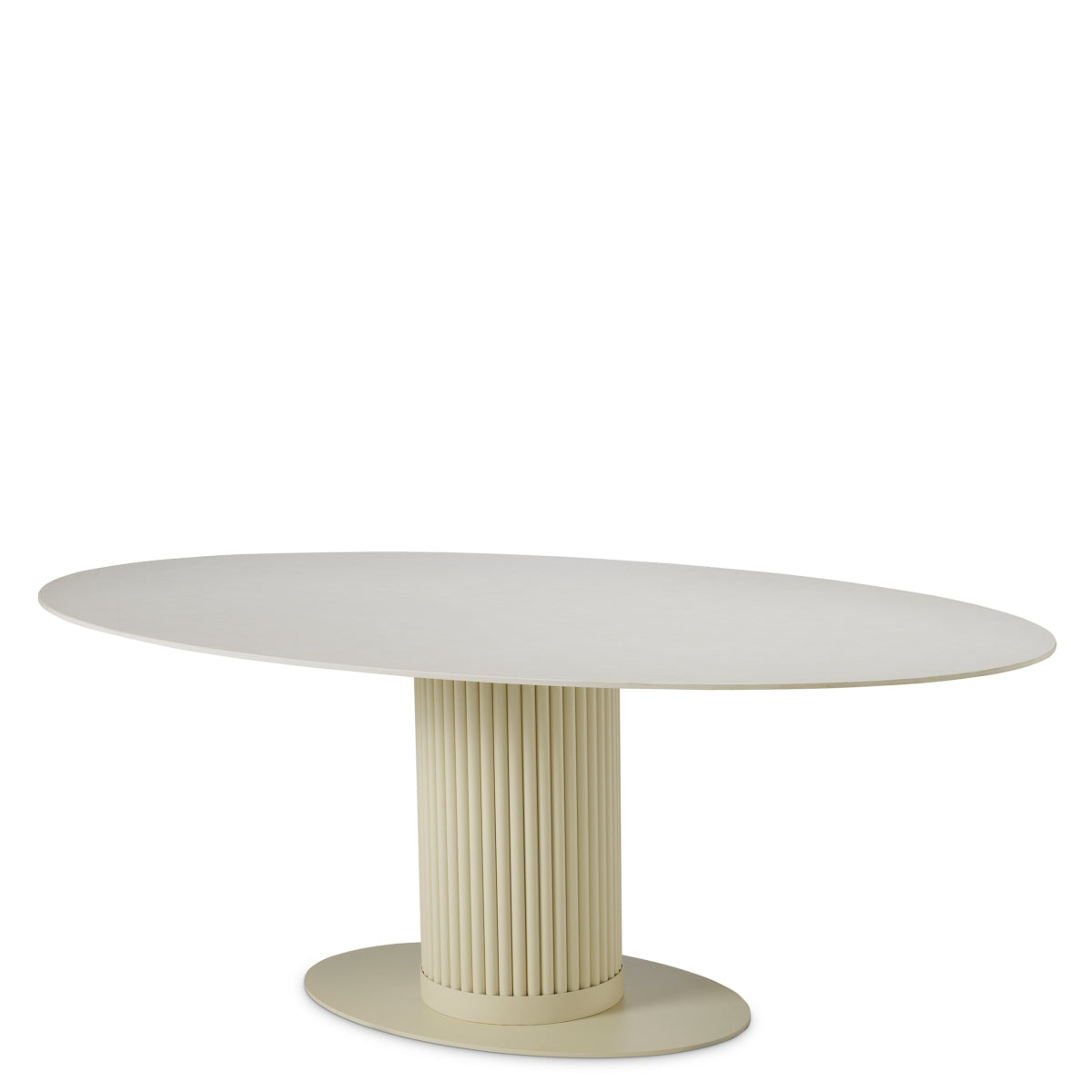 Oval Ceramic Dining Table Volterra | Cabothousefurniture.com