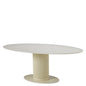 Oval Ceramic Dining Table Volterra | Cabothousefurniture.com