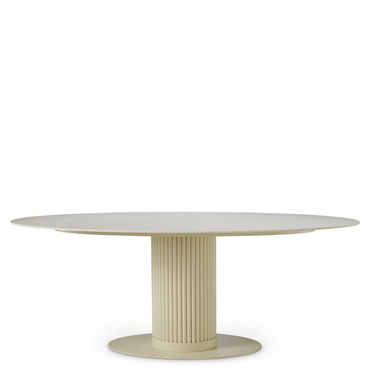 Oval Ceramic Dining Table Volterra | Cabothousefurniture.com