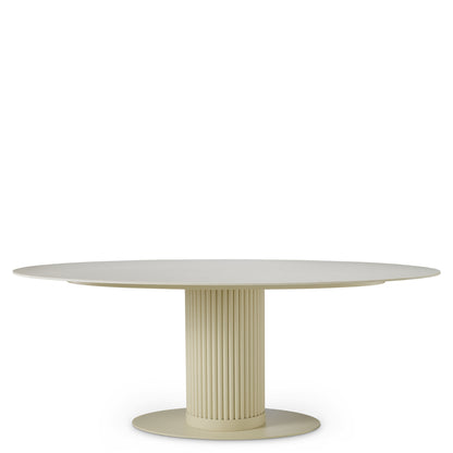 Oval Ceramic Dining Table Volterra | Cabothousefurniture.com