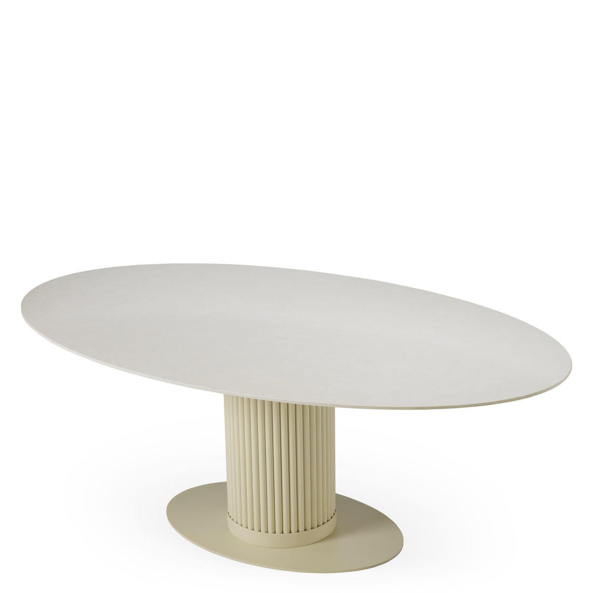 Oval Ceramic Dining Table Volterra | Cabothousefurniture.com
