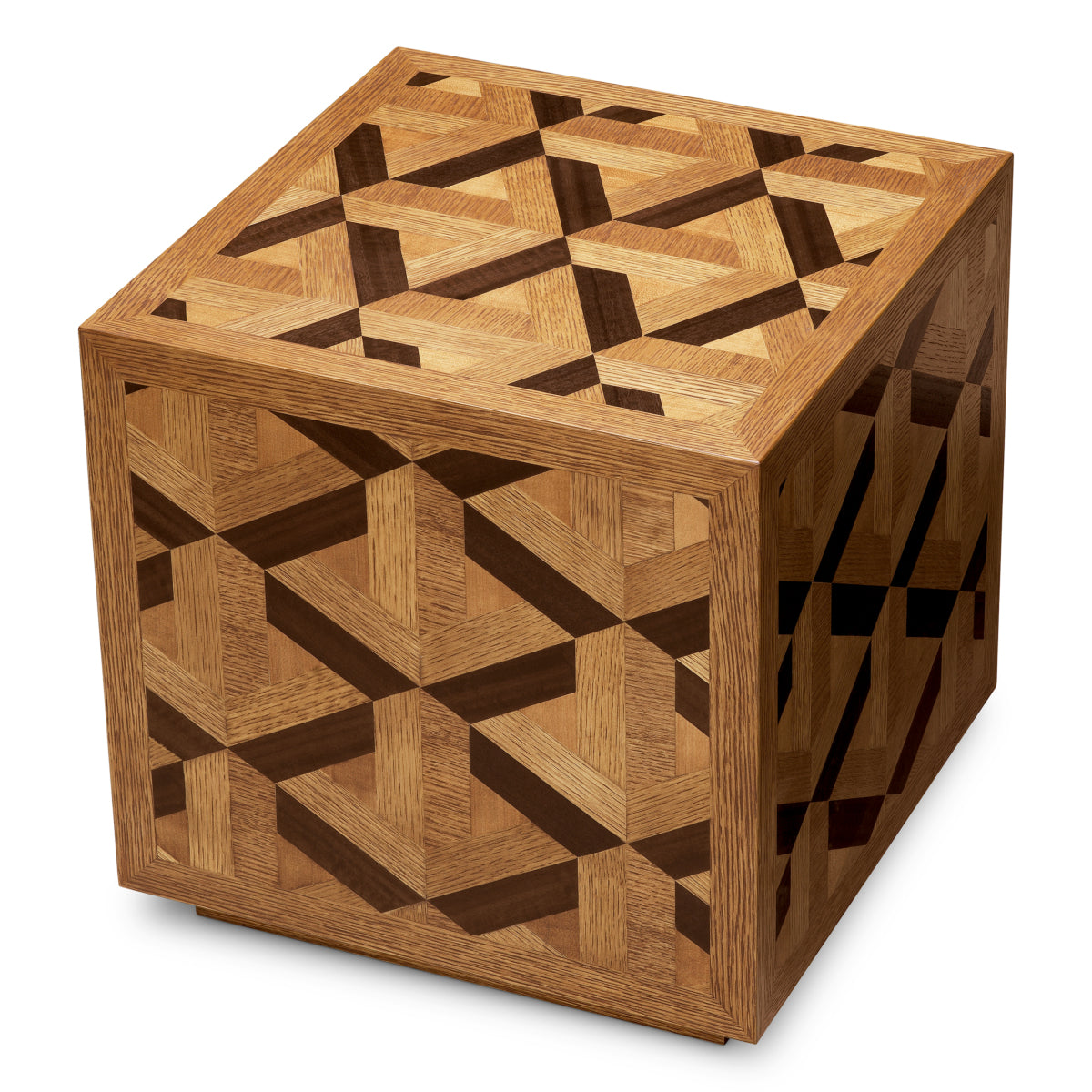 Oak Veneer Side Table Rubicon | Cabothousefurniture.com