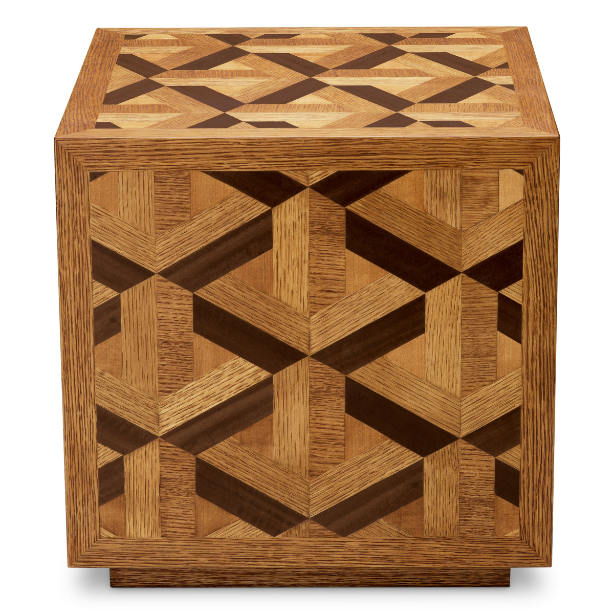 Oak Veneer Side Table Rubicon | Cabothousefurniture.com