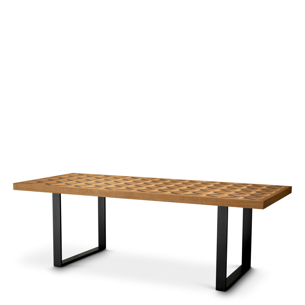 Oak Veneer Dining Table Rubicon | Cabothousefurniture.com