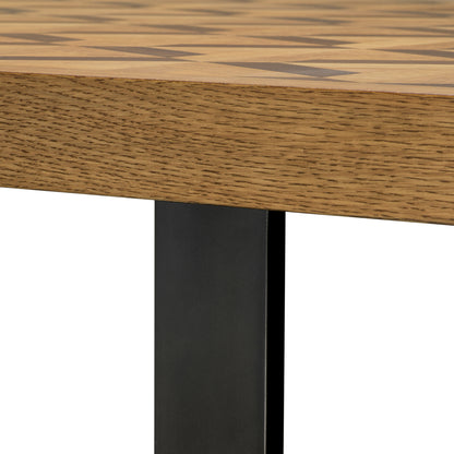 Oak Veneer Dining Table Rubicon | Cabothousefurniture.com