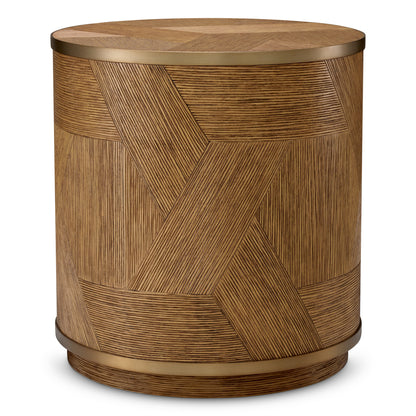 Caramel Oak Side Table Velutto | Cabothousefurniture.com
